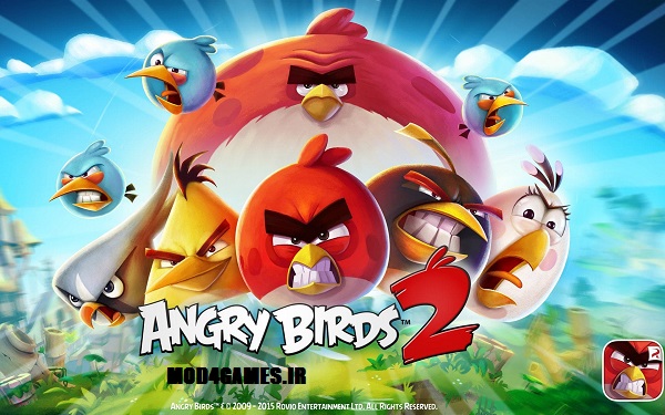 دانلود نسخه بینهایت بازی پرندگان عصبانی 2 اندروید  Angry Birds 2