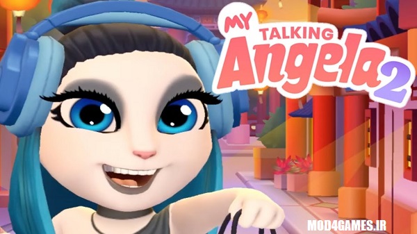 دانلود نسخه هک شده بازی مای تالکینگ آنجلا 2 اندروید My Talking Angela 2