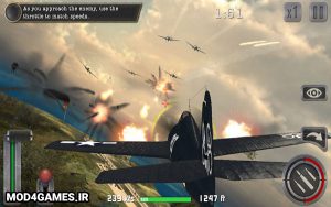 دانلود Air Combat Pilot: WW2 Pacific 1.15.001 - نسخه هک بازی نبرد هوایی اندروید