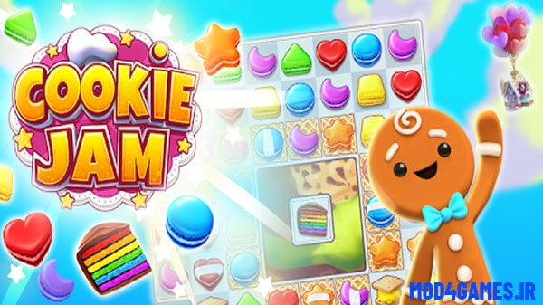 دانلود Cookie Jam - نسخه هک بازی مربای کوکی اندروید