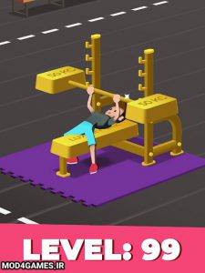دانلود Idle Fitness Gym Tycoon v1.6.1 - نسخه مود بازی شبیه ساز باشگاه اندروید