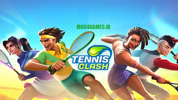 دانلود نسخه هک شده بازی تنیس کلش اندروید Tennis Clash