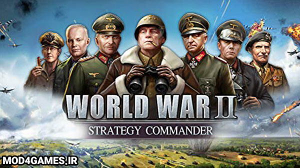 دانلود WW2: Strategy Commander Conquer Frontline 2.9.5 - نسخه هک بازی جنگ جهانی دوم اندروید