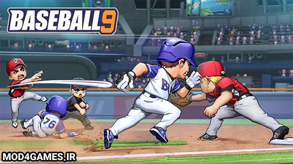دانلود BASEBALL 9 - نسخه هک بازی بیسبال 9 اندوید