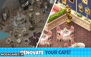 دانلود Manor Cafe - نسخه بینهایت بازی کافه مانور اندروید