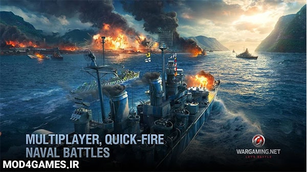 دانلود World of Warships Blitz - نسخه آنلاین بازی جنگ جهانی کشتی اندروید