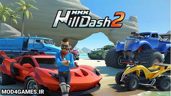 دانلود MMX Hill Dash 2 - نسخه بینهایت بازی داش تپه 2 اندروید