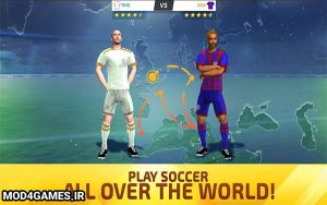 دانلود Soccer Star 2021 - هک بازی مسابقات ستاره فوتبال اندروید